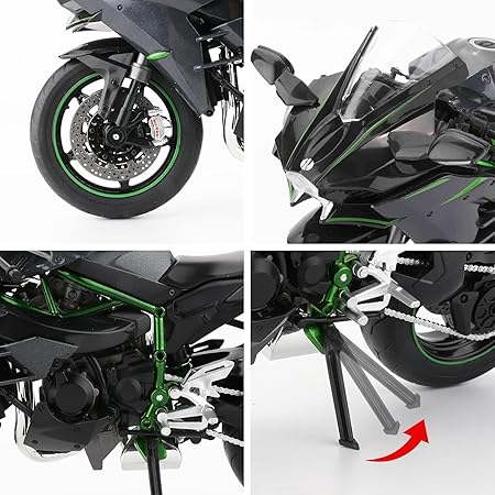 1:9 Diecast Kawasaki Ninja H2R Bike Model. ⭐⭐⭐⭐⭐ (4.9/5)