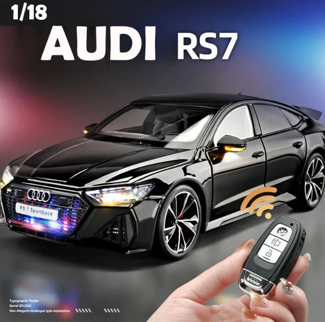 Premium Quality 1:18 Scale Audi RS7 Sportback Inspired Collectible Toy Car Featuring Detailed Interior and Handheld Remote Drive.⭐⭐⭐⭐⭐ (4.9/5)