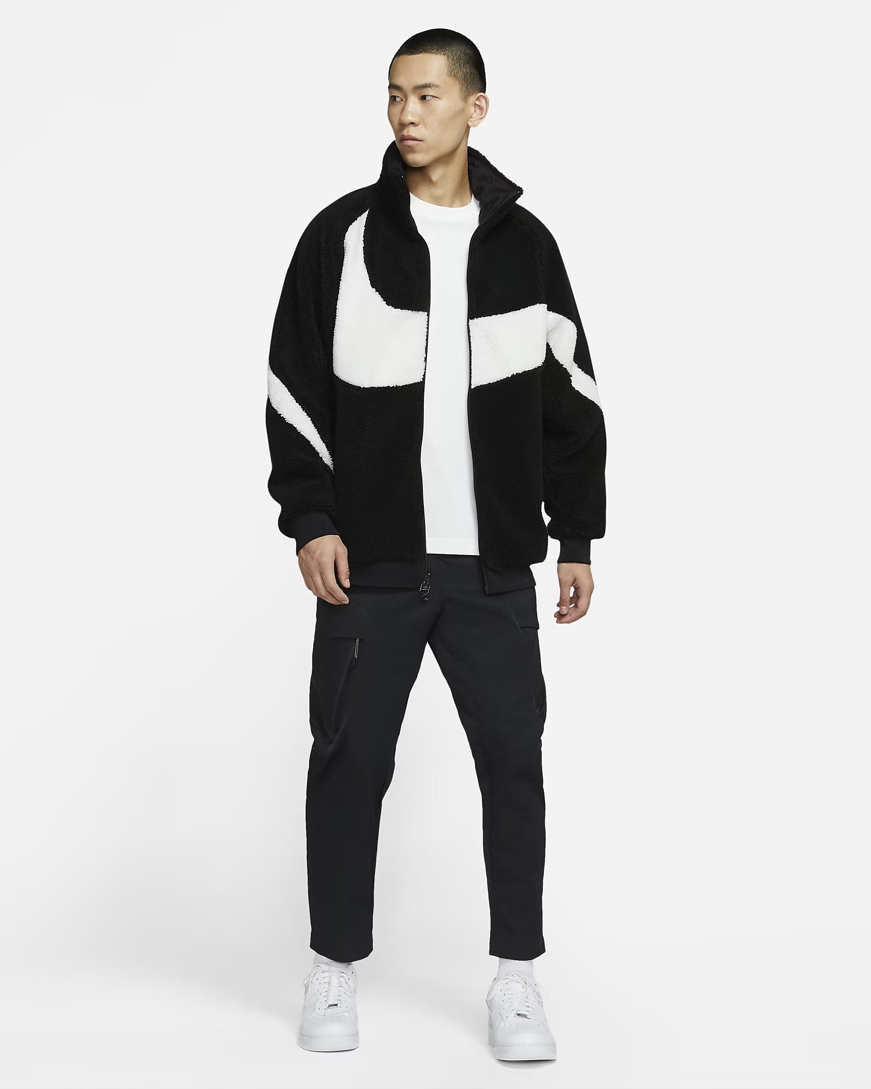 Men Reversible Slim Fit Fleece Jacket. ⭐⭐⭐⭐⭐ (4.9/5)