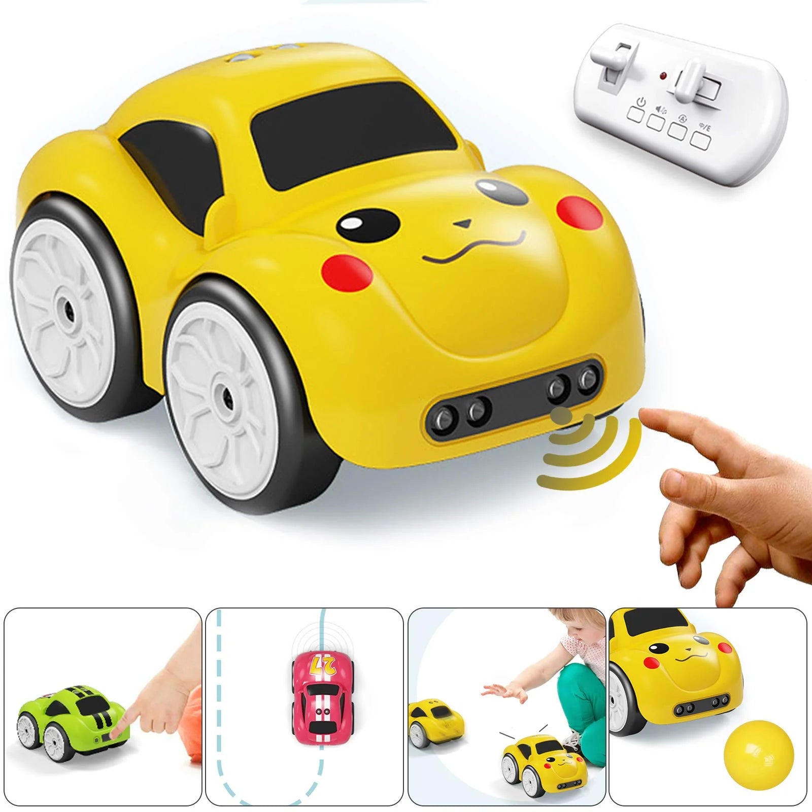 ZippySense – Interactive Sensor-Powered Cartoon Car Toy (Auto-Tracking, Obstacle Avoidance, Remote & Line-Follow Modes)      ⭐⭐⭐⭐⭐ (4.8/5)