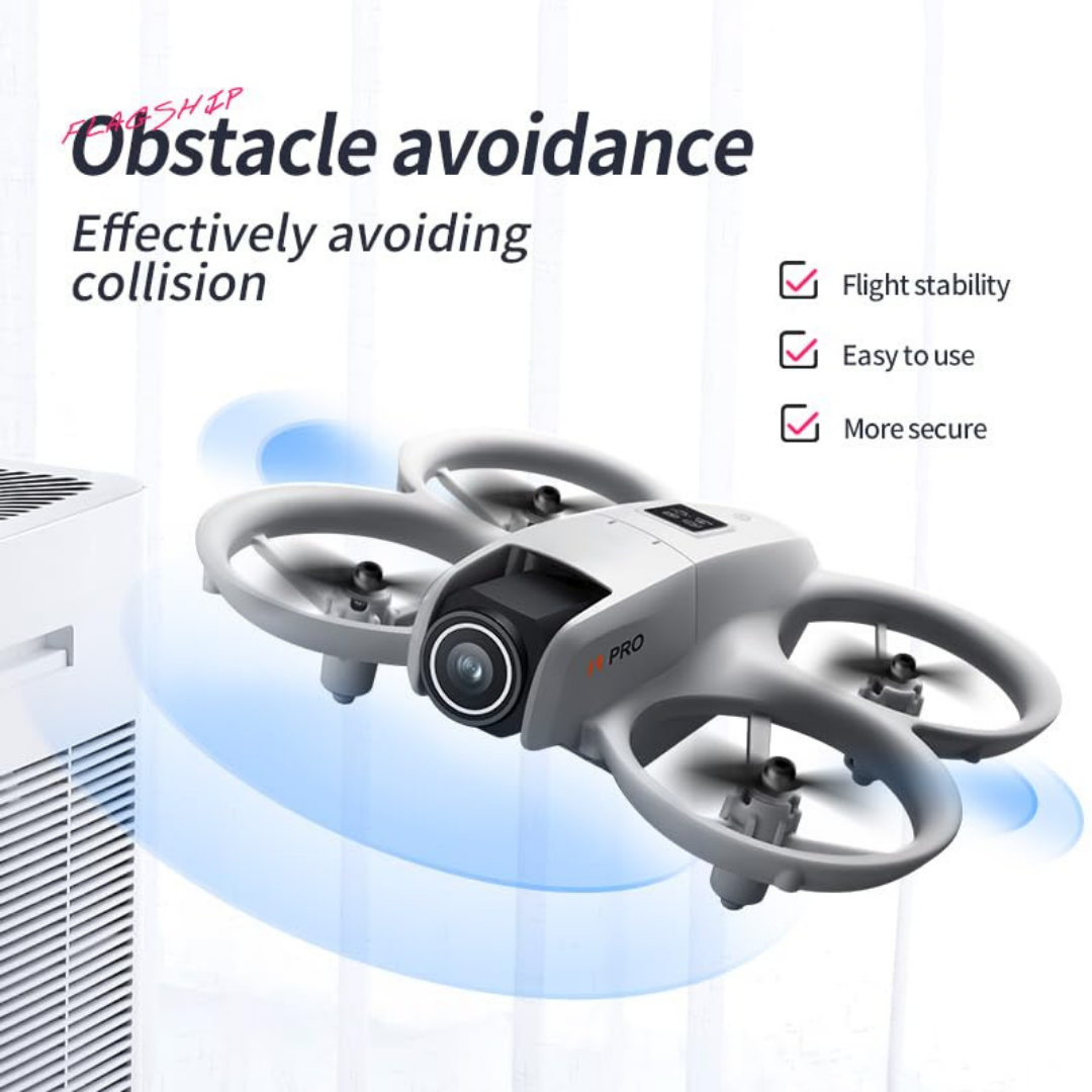 HD Camera Remote Control Drone with WiFi FPV Live Video – Foldable Quadcopter with Altitude Hold, One Key Takeoff/Landing & Headless Mode