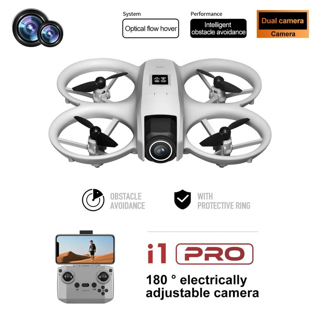 HD Camera Remote Control Drone with WiFi FPV Live Video – Foldable Quadcopter with Altitude Hold, One Key Takeoff/Landing & Headless Mode