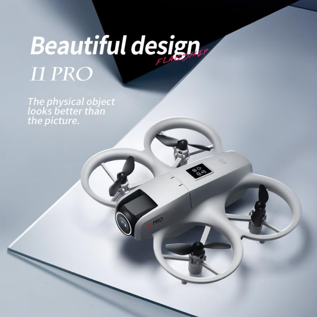 HD Camera Remote Control Drone with WiFi FPV Live Video – Foldable Quadcopter with Altitude Hold, One Key Takeoff/Landing & Headless Mode