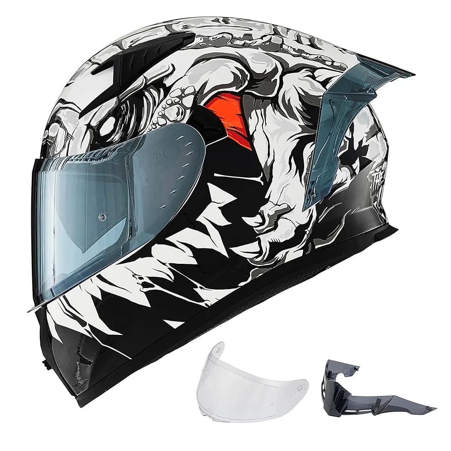 ILM Motorcycle Helmet Full Face Casco DOT Model. ⭐⭐⭐⭐⭐ (4.8/5)