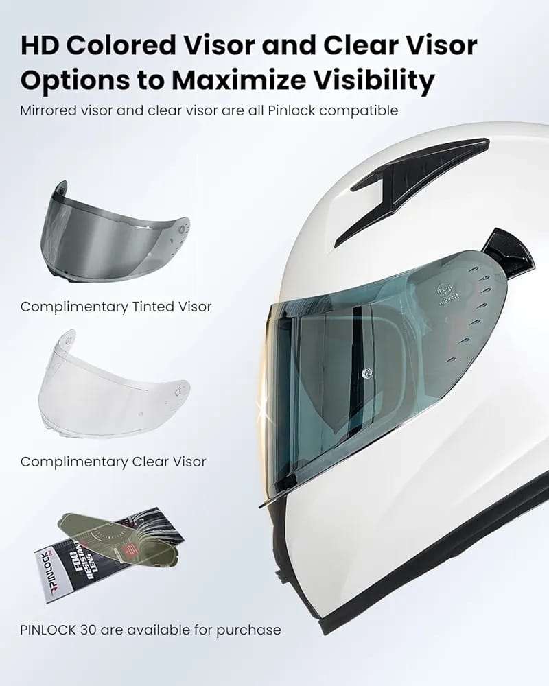 ILM Motorcycle Helmet Full Face Casco DOT Model. ⭐⭐⭐⭐⭐ (4.8/5)