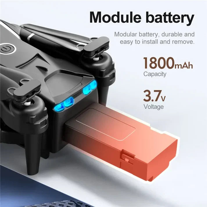 V88 HD Dual Camera Aerial Photo RC Drone 2.4GHz Folding 4CH Aircraft with Headless Mode, Single Battery. ⭐⭐⭐⭐⭐(4.9/5)